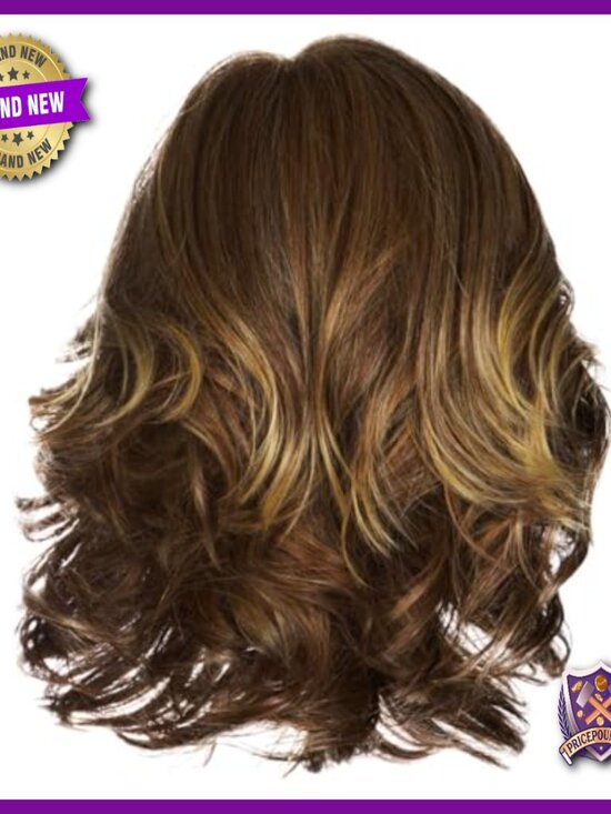 Heat-Friendly Synthetic Wig with Lace Front, Memory Cap, Monofilament Top main image 6